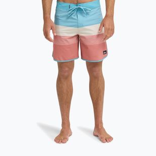 Herren Badeshorts Quiksilver Surfsilk Scallop 18" Desert Sand/Tijuana
