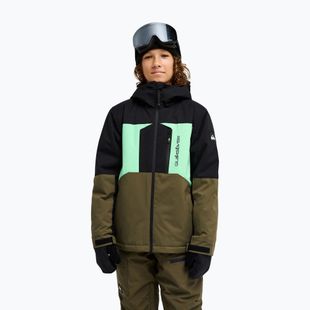 Kinder-Snowboardjacke Quiksilver Dawson grape leaf