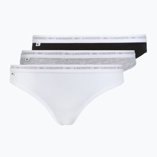 Damen-Slips Lacoste 8F1338 3 Paar black/white/silver chine