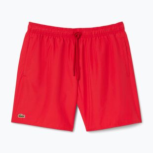 Herren Lacoste Badeshorts MH9088 rot/grün
