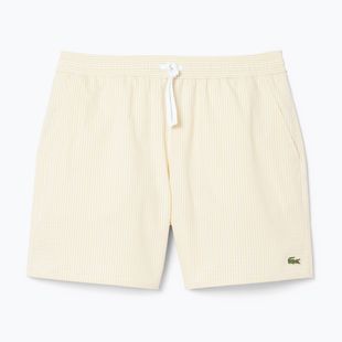 Herren Lacoste Badeshorts MH9089 weiß/gelb