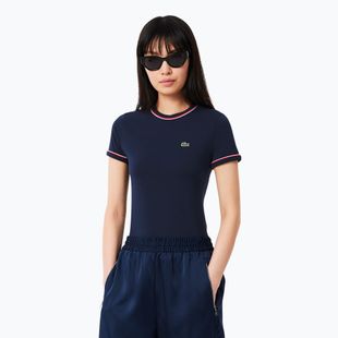 Shirt Damen Lacoste TF0347 navy blue/rill/grenadine