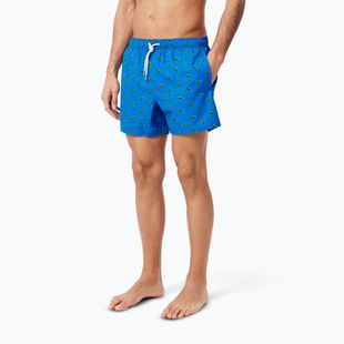 Herren Lacoste Badeshorts MH7188 Zigeuner blau/multico