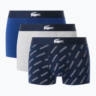 Boxershorts Herren Lacoste 5H1288 3-pak navy blue/white/silver ch