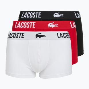 Herrenboxershorts Lacoste 5H2393 3 pack black/red/white