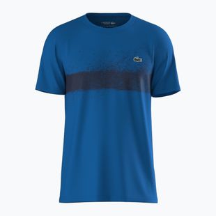 Tennis-Shirt Herren Lacoste TH8986 gipsy blue/navy blue