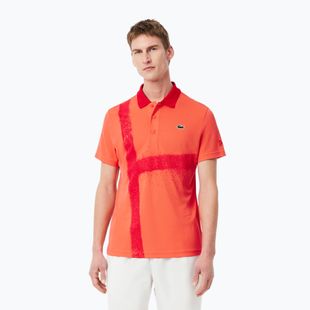 Tennis-Shirt Herren Lacoste Polo DH8971 mango tree red