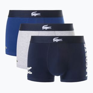 Boxershorts Herren Lacoste 5H1291 3-pak navy blue/white/silver ch