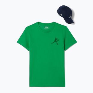 Tennis-Shirt Herren Lacoste TH1044 calathea/green