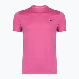 Herren Tennisshirt Lacoste TH0004 fuchsia pink