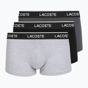 Herrenboxershorts Lacoste 5H1300 3 pack silver chine/flagstone/black