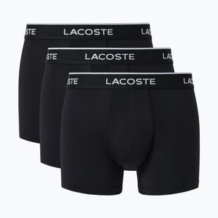 Herrenboxershorts Lacoste 5H3202 Microfibra Negro 3 pack black