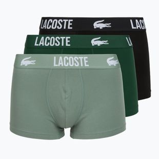 Herrenboxershorts Lacoste 5H2393 3 pack lichen/green/black