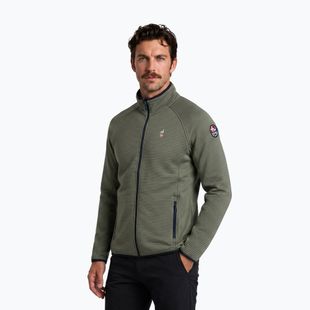 Herrenpullover Aulp Numix Jacquard Knit lichen