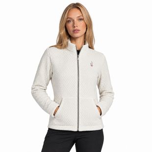 Fleecejacke für Damen Aulp Becco Coral Fleece white 1