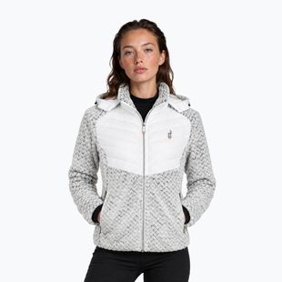 Damen-Hybridjacke Aulp Clem Hooded Hybrid white 1
