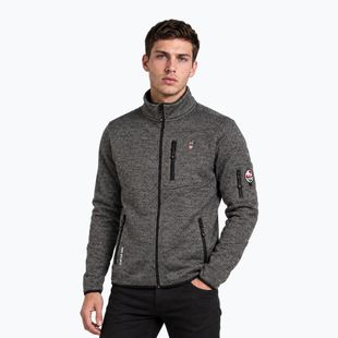 Fleecejacke für Herren Aulp Navoy Melanged Knit anthracite 1