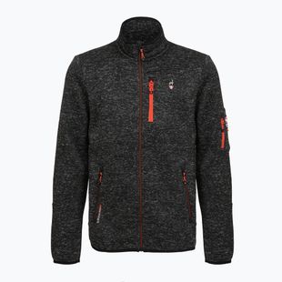 Fleecejacke für Herren Aulp Navoy Melanged Knit black 1
