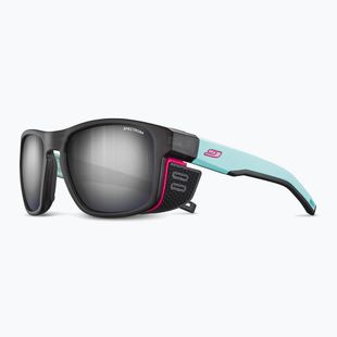 Julbo Shield M Spectron transluzent schwarz/hellblau/rosa Sonnenbrille