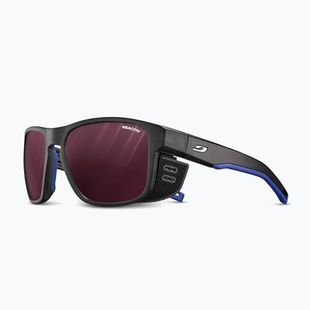 Julbo Shield M Reactiv High Contrast transluzent schwarz/blau/weiß Sonnenbrille