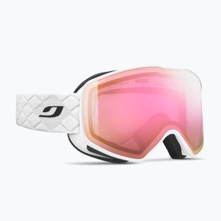 Skibrille Julbo Cyclon Reactiv High Contrast white/ flash pink