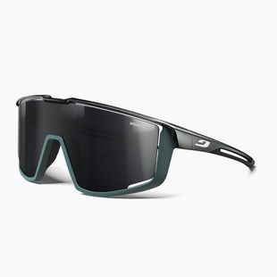 Sonnenbrille Julbo Fury Reactiv Performance shiny translu black/matt green