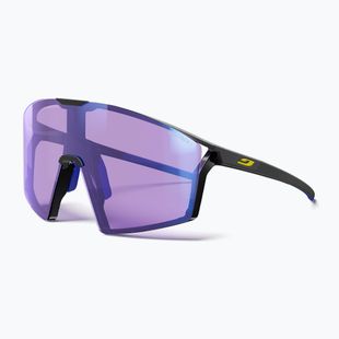 Julbo Edge Spectron matt schwarz/blau/blauer Blitz Sonnenbrille