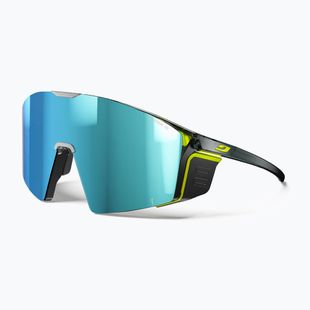 Sonnenbrille Julbo Edge Cover Polarized HD matte fluorescent yellow/shiny transparent black