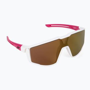 Julbo Fury Spectron 3Cf weiß/rosa Fahrradbrille J5501110