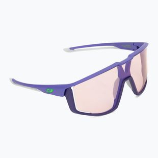 Sonnenbrille Julbo Fury Reactiv High Contrast matt purple/gray/green