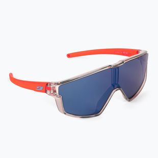 Julbo Fury Mini Spectron 3 glänzend transluzid/transluzid grau/matt fluo orange Kinderfahrradbrille