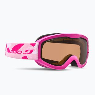 Kinder-Skibrille Julbo Atome Chromakids pink/brown