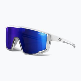 Julbo Fury Reactiv 1-3 High Contrast matt weiß/transluzent grau Fahrradbrille
