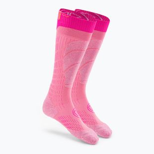 Skisocken Kinder SIDAS Ski Merino rosa CSOSKMEJR22_PIPU