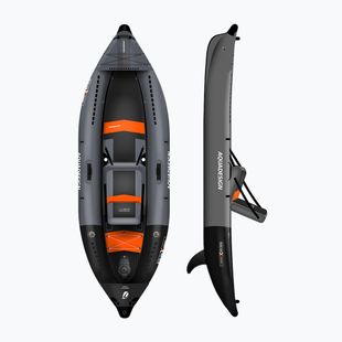 AQUADESIGN Koloa X'Perience 1 305 cm schwarz/grau 1-Personen aufblasbares Kajak