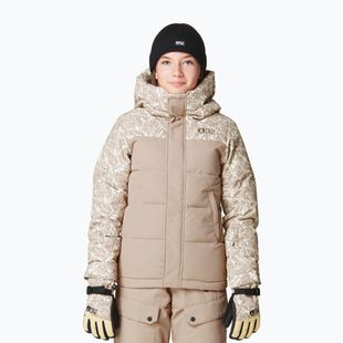 Skijacke Kinder Picture Olyvera textury print / roebuck