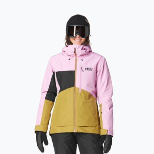 Skijacke Damen Picture Seen orchid / green moss / black