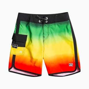 Badeshorts für Kinder Billabong 73 Fade Pro rasta