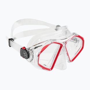 Aqualung Hawkeye transparent/rot Tauchmaske MS5570006