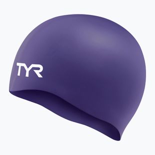 Schwimmkappe TYR Wrinkle Free Silicone purple