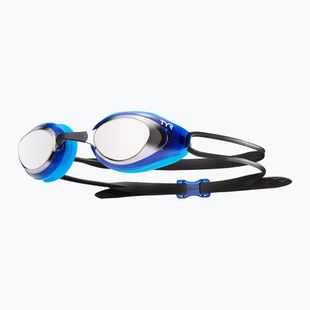 Schwimmbrille TYR Blackhawk Racing Mirrored silver/blue/black