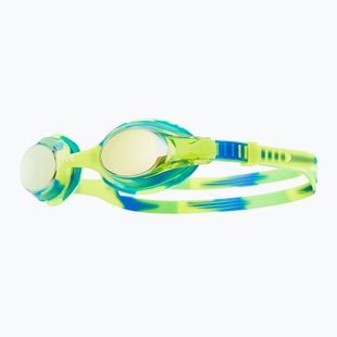 Schwimmbrille Kinder TYR Swimple Tie Dye Mirrored gold/green/blue