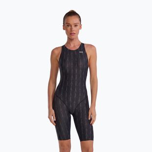 Damen-Einteiler Badeanzug TYR Fusion 2 Aerofit Shortjohn black