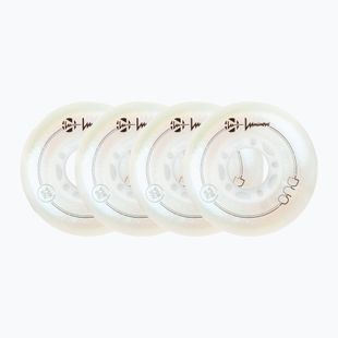 Inlinerrollen Luminous Led Wheels Duo 76mm/85A X4 white/pearl