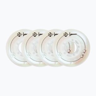 Inlinerrollen Luminous Led Wheels Duo 72mm/85A X4 white/pearl