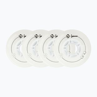 Inlinerrollen Luminous Led Wheels Duo 84mm/85A X4 white/red