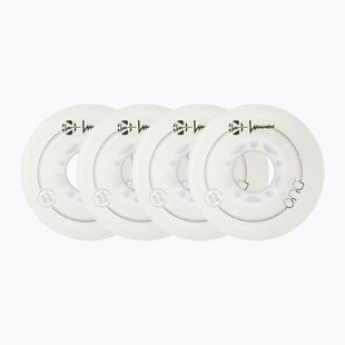 Inlinerrollen Luminous Led Wheels Duo 76mm/85A X4 white/red
