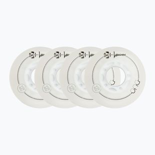Inlinerrollen Luminous Led Wheels Duo 72mm/85A X4 white/red