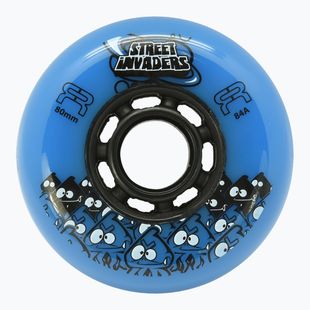 Inlinerrollen FR Skates Street Invaders Wheels 80mm/84A X4 blue/black