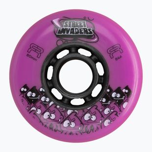 Inlinerrollen FR Skates Street Invaders Wheels 80mm/84A X4 pink/black